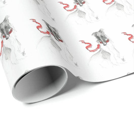 Russisch rood omslagpapier cadeaupapier (Rol Hoek)