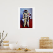 Russisch ruimtepak poster (Keuken)