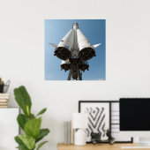 Russisch ruimteschip Vostok Poster (Thuiskantoor)