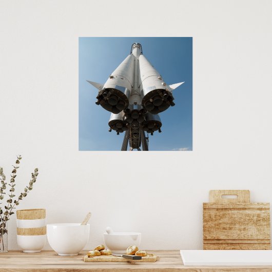 Russisch ruimteschip Vostok Poster (Keuken)