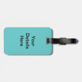  Russisch Rusland Chic Matryoshka Doll Bagagelabel (Achterkant horizontaal)