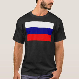 Russisch, Russisch vlag Klassieke T-Shirt