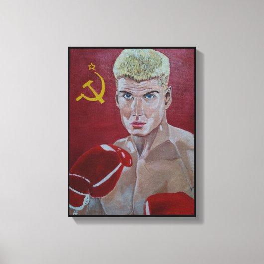 Russisch schilderij van Alfred Fox Canvas Afdruk (Voorkant)