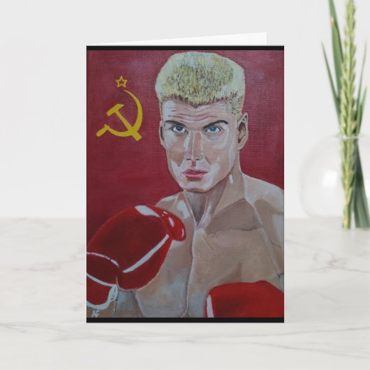 Russisch schilderij van Alfred Fox Kaart (Voorkant)