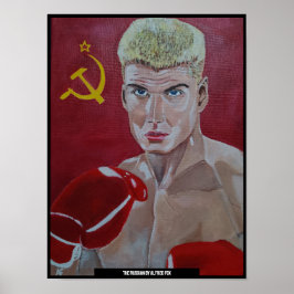 Russisch schilderij van Alfred Fox Poster