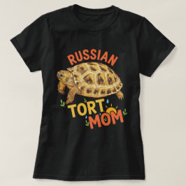 Russisch schildpad-moeder cadeau voor haar schildp t-shirt