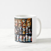 Russisch sinterklaas feestelijk koffiemok (Voorkant rechts)