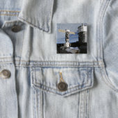 Russisch Soyuz en Progress-ruimtevaartuigen Vierkante Button 5,1 Cm (In situ)