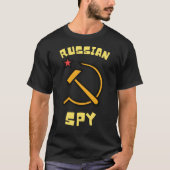 Russisch spionagepolitiek Rusland helemaal geen T-shirt (Voorkant)