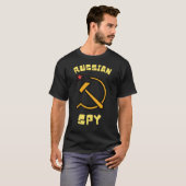 Russisch spionagepolitiek Rusland helemaal geen T-shirt (Voorkant volledig)