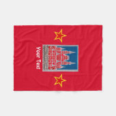 Russisch Staatshistorisch Museum Znachok Fleece Deken (Voorkant (Horizontaal))