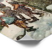 Russisch Storybook Princess Frank Pape Art Poster (Hoek)