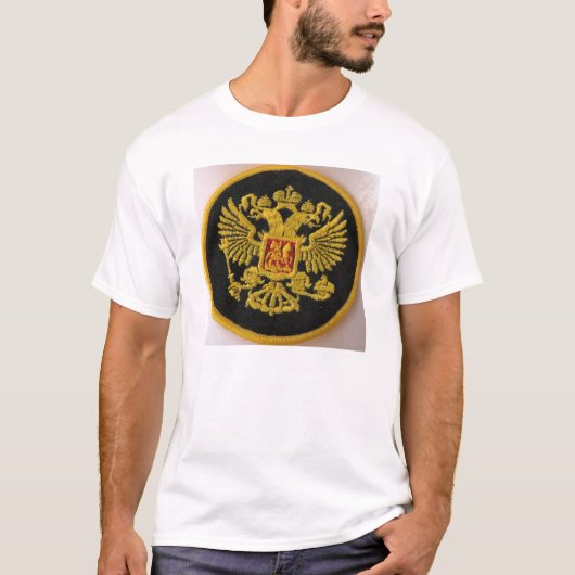 russisch symbool : twee kopadelaars t-shirt (Voorkant)