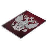Russisch symbool vlag rood notitieboek (Linkerzijde)