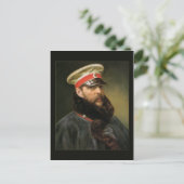 Russisch Tsar Alexander II Briefkaart (Staand voorkant)