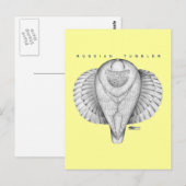 Russisch Uitzicht met toppen Briefkaart (Voorkant / Achterkant)