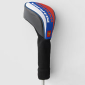 Russisch vlaggenschip: prachtig patriottisch golfheadcover (Schuin)