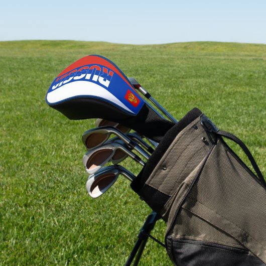 Russisch vlaggenschip: prachtig patriottisch golfheadcover (Insitu)