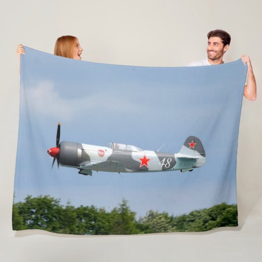 RUSSISCH VLIEGTUIG FLEECE DEKEN (In situ)