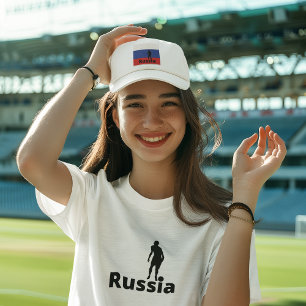 Russisch voetbal, aanpasbaar trucker pet