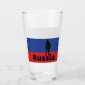 Russisch voetbal glas (Voorkant)