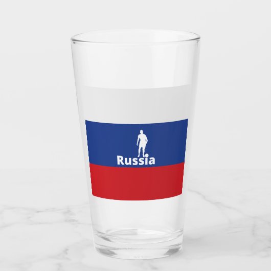 Russisch voetbal glas (Voorkant)