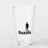 Russisch voetbal glas (Voorkant)