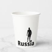 Russisch voetbal papieren bekers (Voorkant)