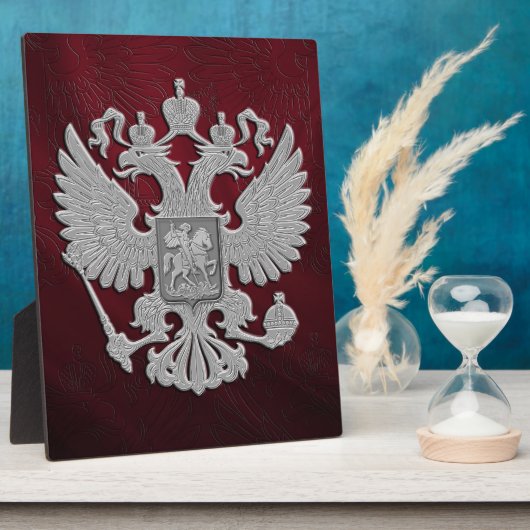 Russisch wapen fotoplaat (Zijkant)