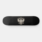 Russisch wapen - witte versie persoonlijk skateboard (Horizontaal)