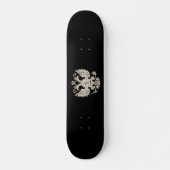 Russisch wapen - witte versie persoonlijk skateboard (Voorkant)