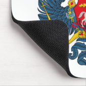 Russisch wapenschild (18e eeuw) Mousepad Muismat (Hoek)