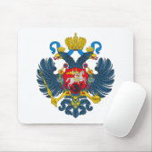 Russisch wapenschild (18e eeuw) Mousepad Muismat (Met muis)