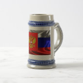 Russisch wapenschild bierpul (Voorkant rechts)