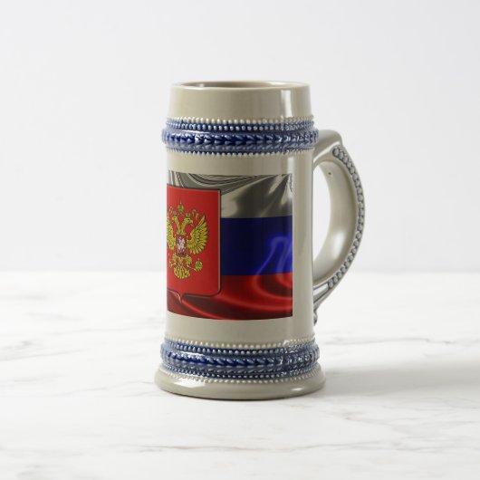 Russisch wapenschild bierpul (Voorkant rechts)