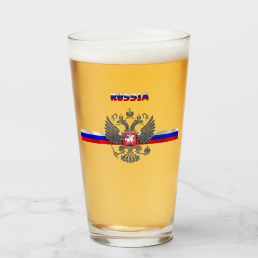 Russisch wapenschild    glas (Voorkant gevuld)
