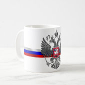 Russisch wapenschild koffiemok (Voorkant links)