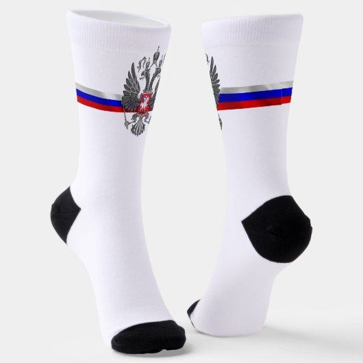Russisch wapenschild sokken (Gebogen)