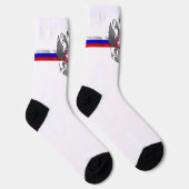 Russisch wapenschild sokken (Rechts)