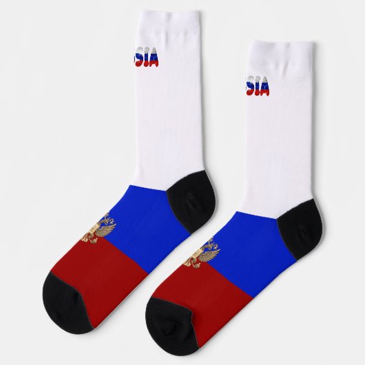 Russisch wapenschild sokken (Links)