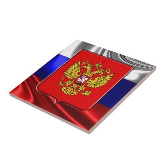 Russisch wapenschild tegeltje (Zijkant)