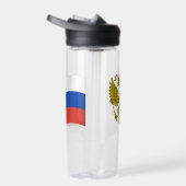 Russisch wapenschild, vlag, Rusland Waterfles (Rechts)