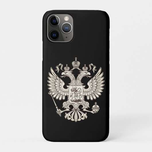 Russisch wapenschild - witte versie Case-Mate iPhone case (Achterkant)