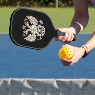 Russisch wapenschild - witte versie pickleball paddle