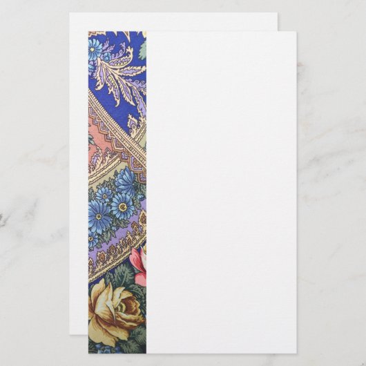 Russisch weefselpatroon briefpapier (Voorkant / Achterkant)