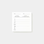 Russisch | Werkwoorden Vervoeging Praktijk Post-it® Notes (Voorkant)