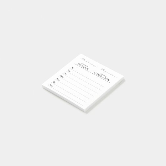 Russisch | Werkwoorden Vervoeging Praktijk Post-it® Notes (Schuin)