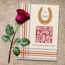 Russisch Western Hoefijzer Baby shower Registry