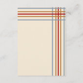 Russisch Western Hoefijzer Baby shower Registry Informatiekaartje (Achterkant)