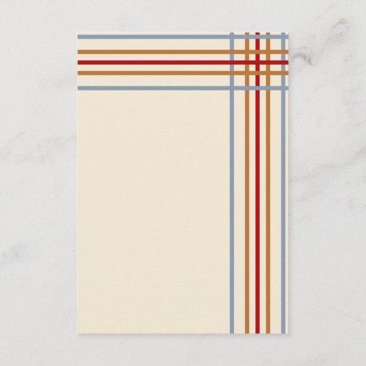 Russisch Western Hoefijzer Baby shower Registry Informatiekaartje (Achterkant)